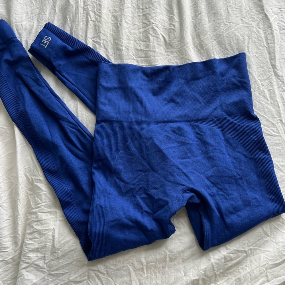SET ACTIVE COBALT BLUE LEGGINGS